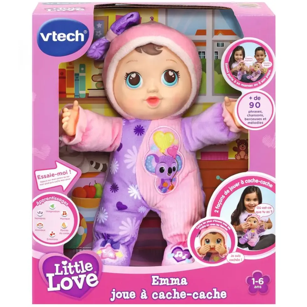 LITTLE LOVE - POUPEE EMMA JOUE A CACHE-CACHE 32 CM