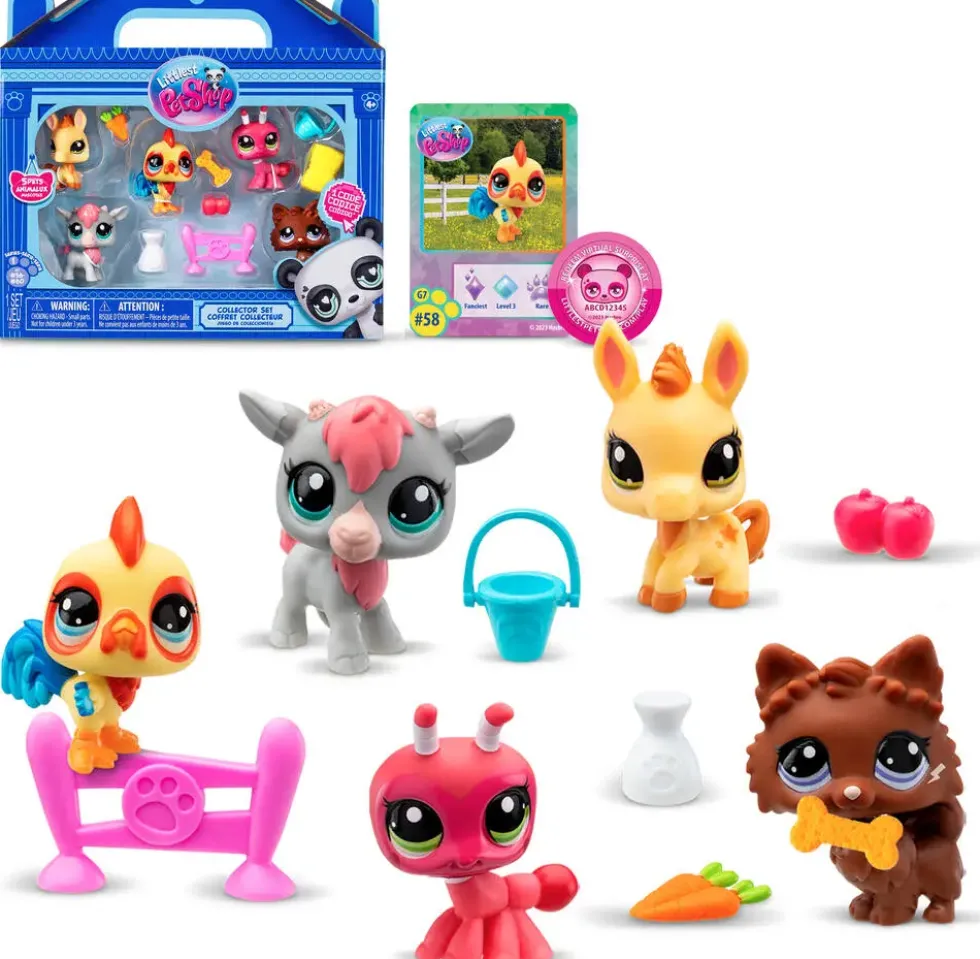 LITTLE PET SHOP -PACK DE 5 PETS - FERME