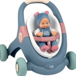 LITTLE SMOBY - BABY WALKER 3 EN 1 + POUPON