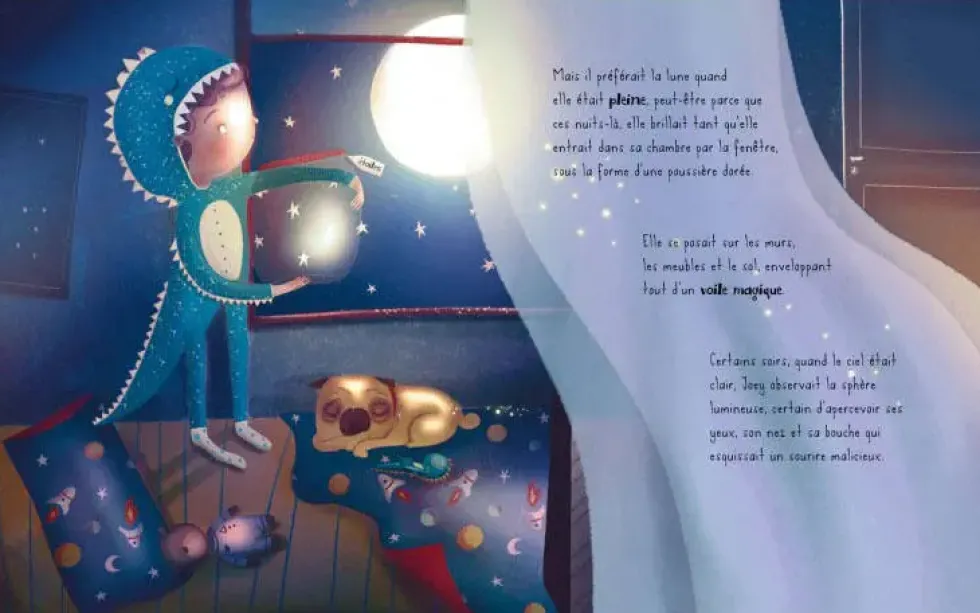 LIVRE -JOEY ET LA LUNE