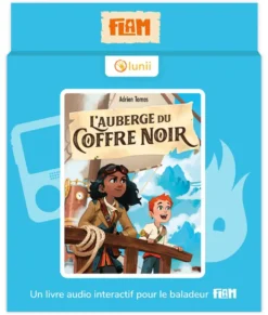 LIVRE - L'AUBERGE DU COFFRE NOIR - LIVRE AUDIO INTERCATIF DES 9 ANS A ECOUTER SUR FLAM