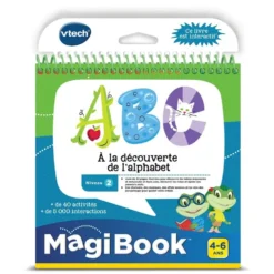 LIVRE MAGIBOOK - ABC A LA DECOUVERTE DE L'ALPHABET