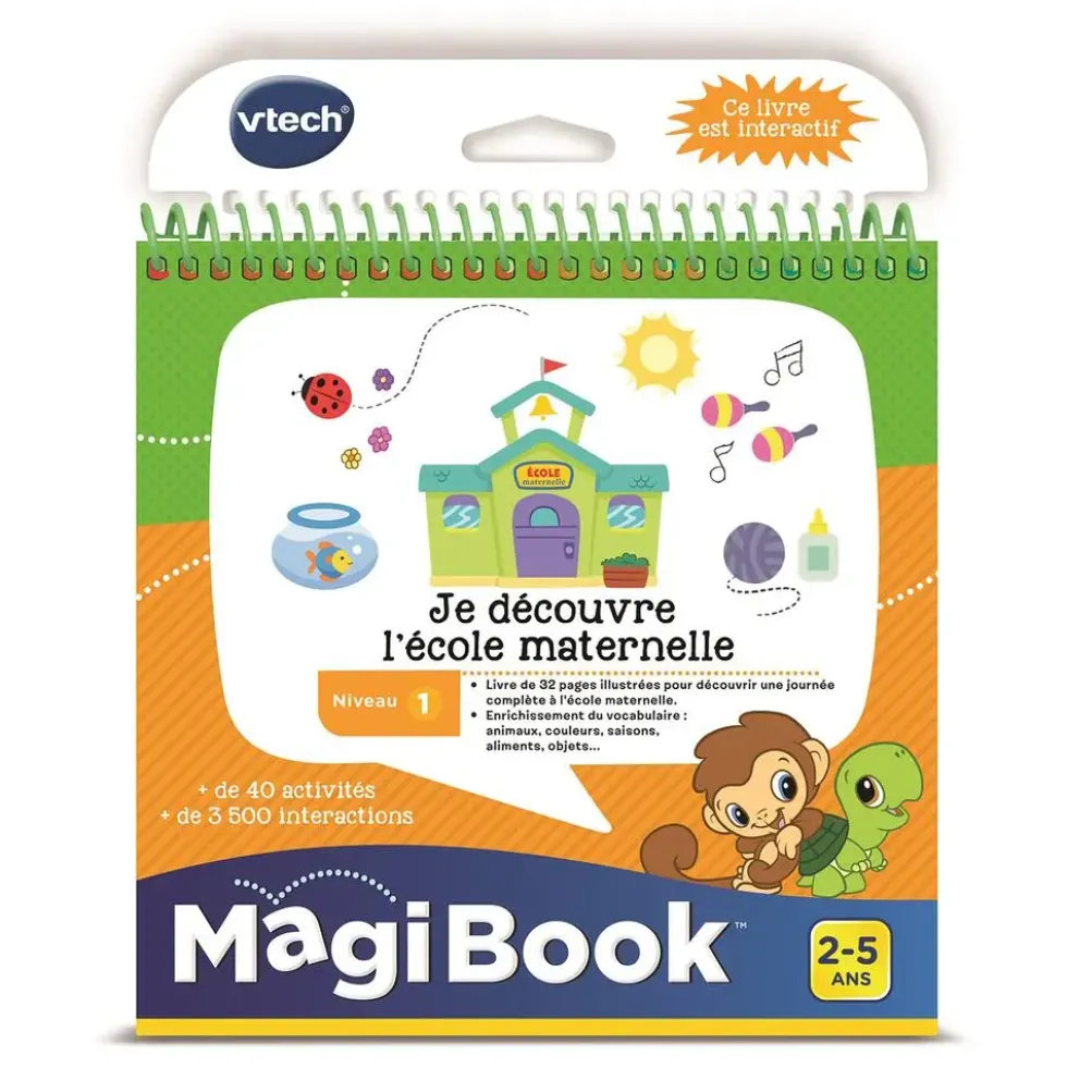 LIVRE MAGIBOOK - JE DECOUVRE L'ECOLE MATERNELLE