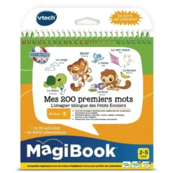 LIVRE MAGIBOOK - MES 200 PREMIERS MOTS FRANÇAIS ANGLAIS