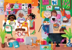 LIVRE-PUZZLE LES ACTIVITES - SOPHIA TOULIATOU