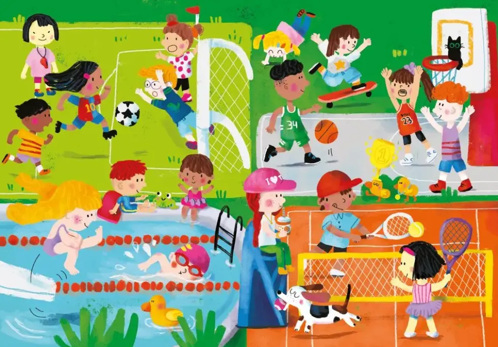 LIVRE-PUZZLE LES ACTIVITES - SOPHIA TOULIATOU