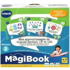 LIVRES MAGIBOOK - MES APPRENTISSAGES DE GRANDE SECTION, CP ET CE1