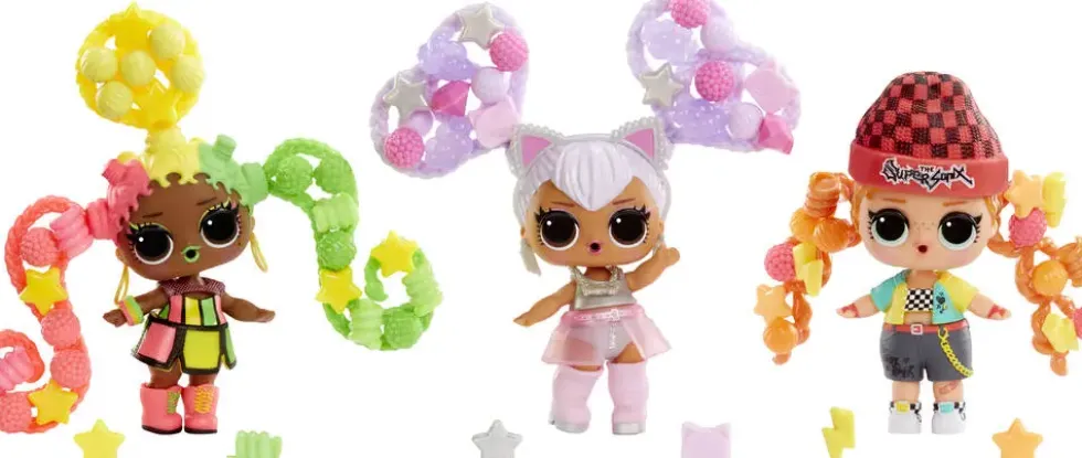 LOL SURPRISE - HAIR BEADS POUPEE 7,5 CM