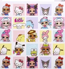 LOL SURPRISE LOVES HELLO KITTY TOTS POUPEES 7,5 CM