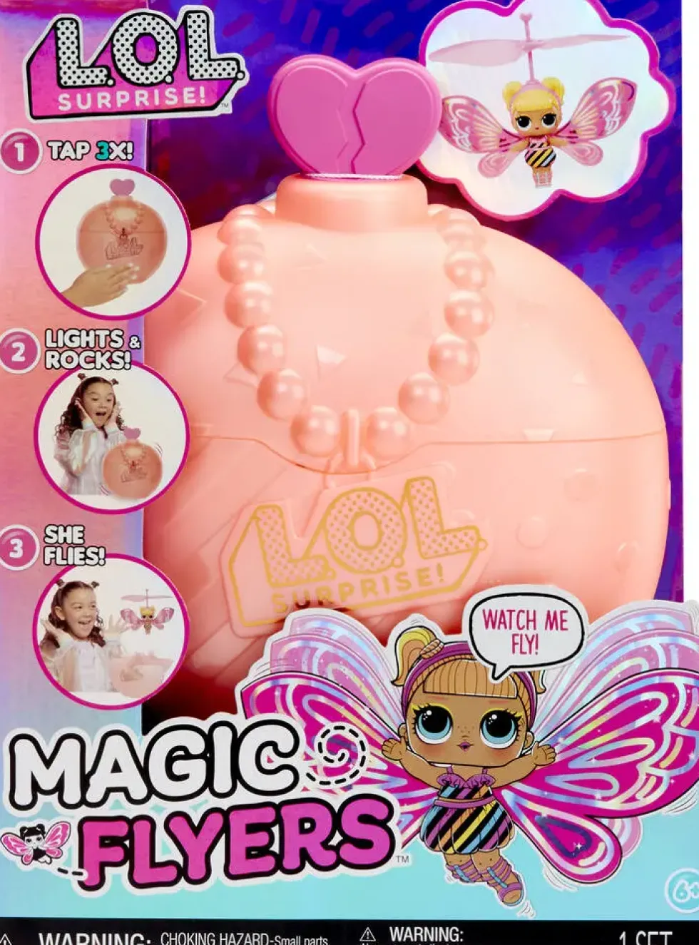 LOL SURPRISE- MAGIC FLYERS MINI POUPEE 7.5 CM WONDER WINGS VOLANTE