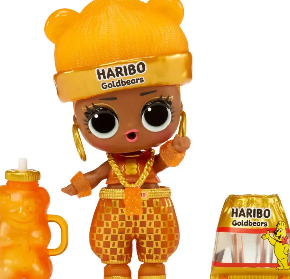 LOL SURPRISE -POUPEE LOVES MINI SWEETS X HARIBO DELUXE GOLDBEARS 7.5 CM