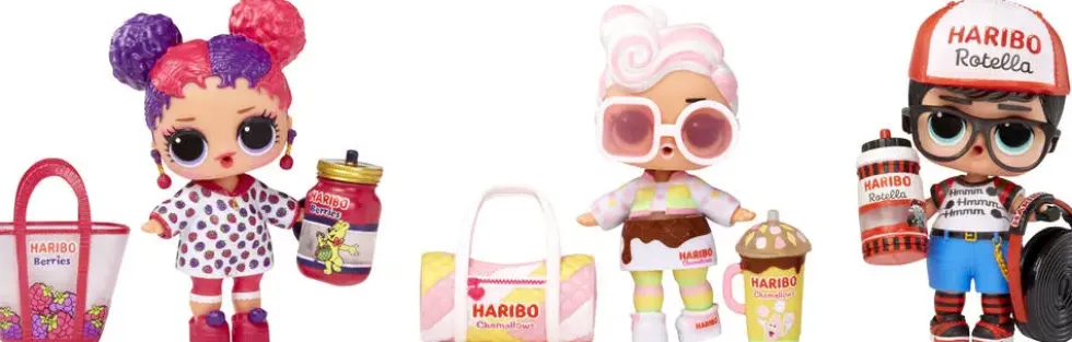 LOL SURPRISE - POUPEE - LOVES MINI SWEETS X HARIBO 7.5 CM