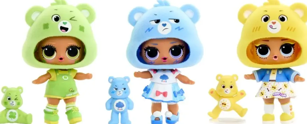 LOL SURPRISE POUPEES 7,5CM- LOVES CAREBEARS BISOUNOURS
