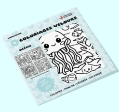 LOT DE 4 COLORIAGES VELOURSOCEAN