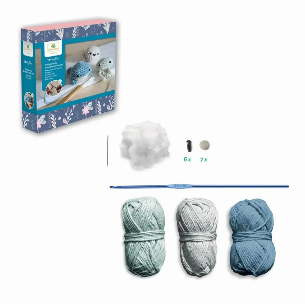 LOVELY BOX - AMIGURUMI - ANIMAUX DE LA MER
