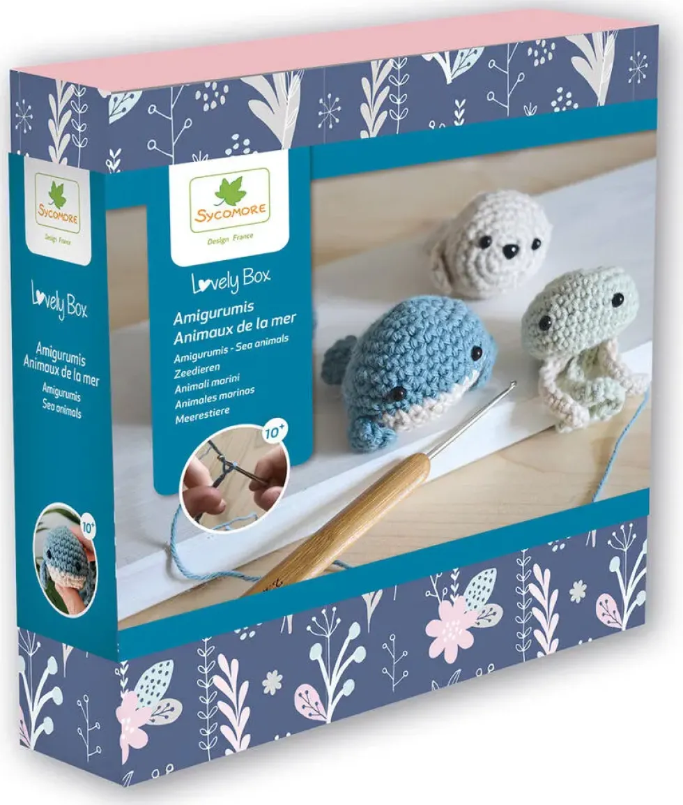 LOVELY BOX - AMIGURUMI - ANIMAUX DE LA MER