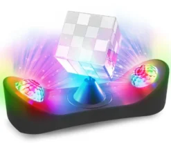 LUMIERE DISCO AVEC CUBE