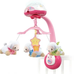 LUMI MOBILE COMPTE-MOUTONS ROSE