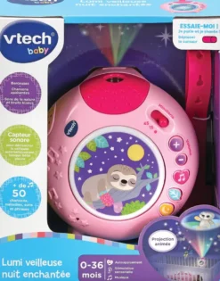LUMI VEILLEUSE NUIT ENCHANTEE - ROSE
