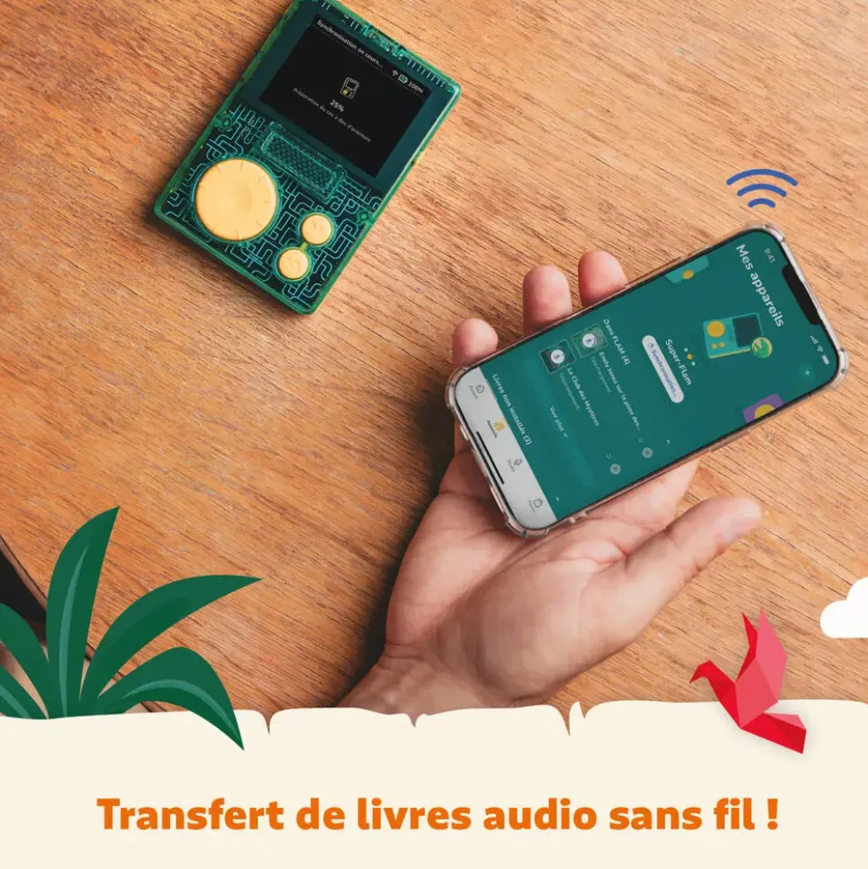 LUNII - FLAM - BALADEUR D'AVENTURES AUDIO INTERACTIVES POUR ENFANTS DES 7 ANS