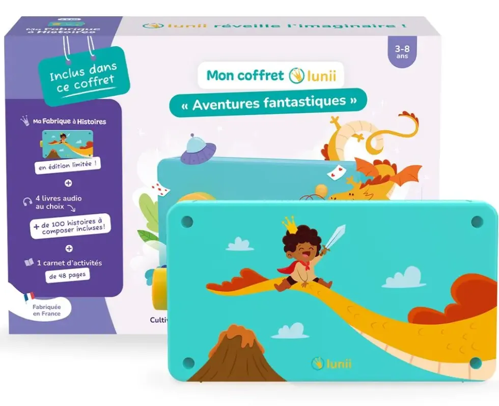 LUNII - LA FABRIQUE A HISTOIRES - COFFRET AVENTURES FANTASTIQUES