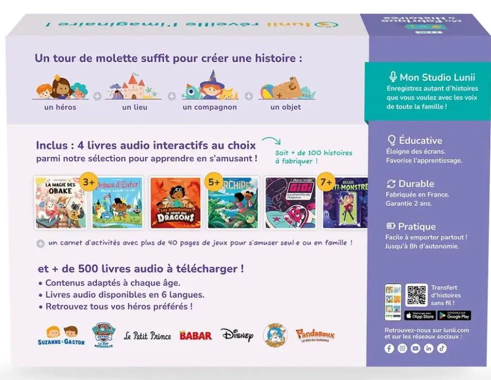 LUNII - LA FABRIQUE A HISTOIRES - COFFRET AVENTURES FANTASTIQUES