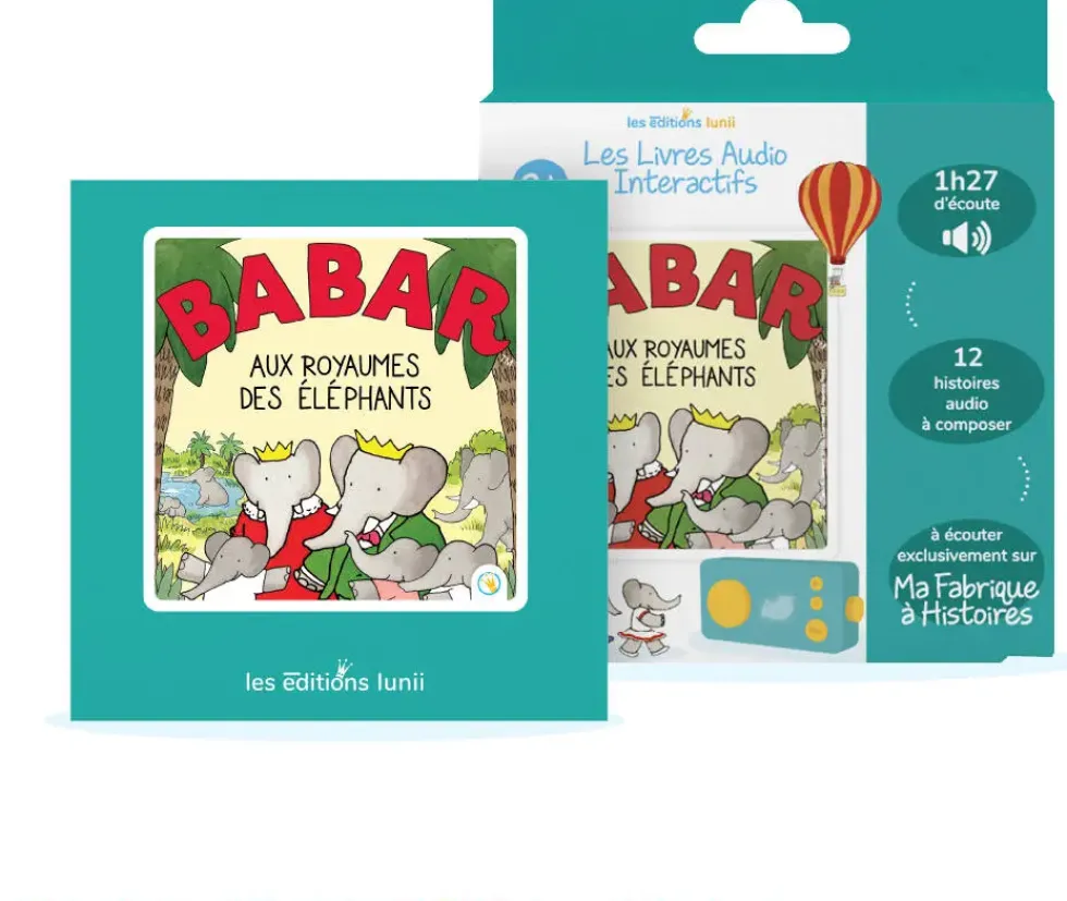 LUNII - LIVRE AUDIO - BABAR