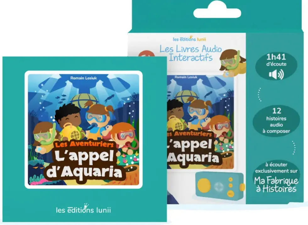 LUNII - LIVRE AUDIO - L'APPEL D'AQUARIA