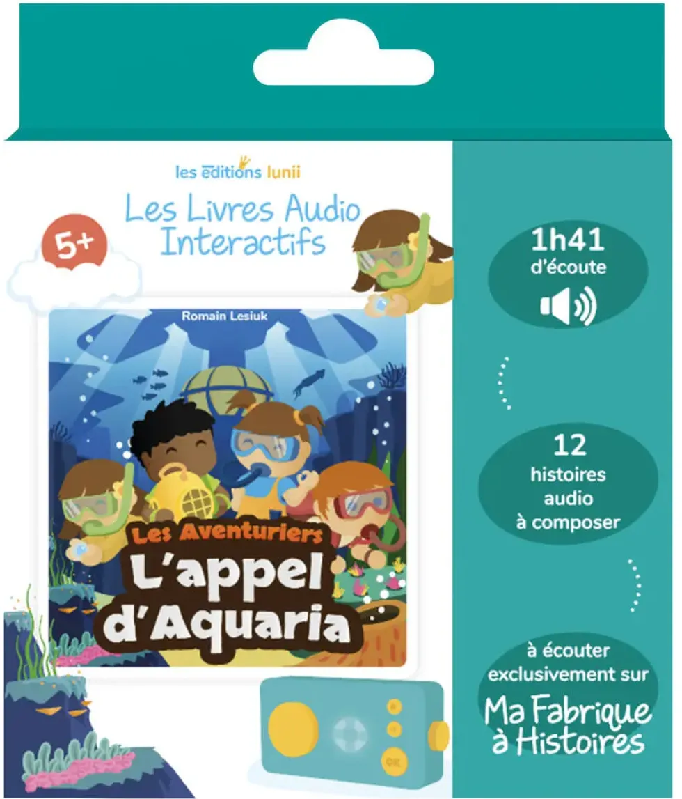 LUNII - LIVRE AUDIO - L'APPEL D'AQUARIA