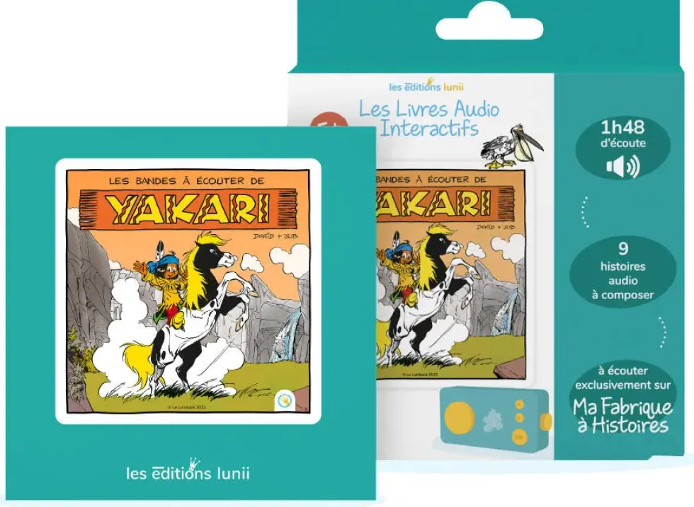 LUNII - LIVRE AUDIO - LES BANDES A ECOUTER DE YAKARI