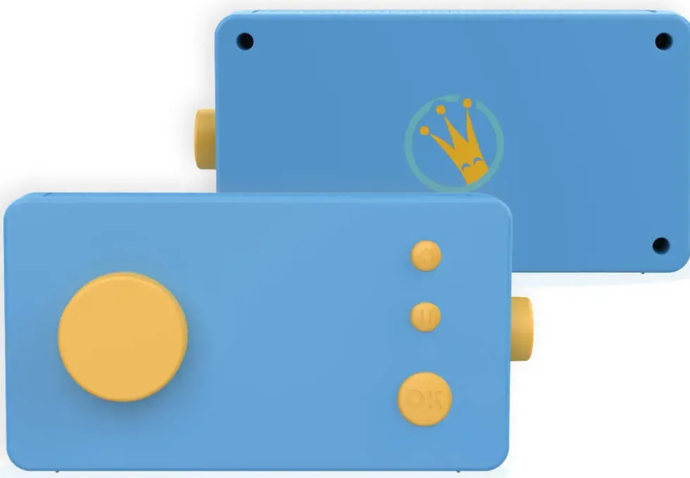 LUNII - MA FABRIQUE A HISTOIRES BLEUE- CONTEUSE INTERACTIVE POUR ENFANTS DES 3 ANS