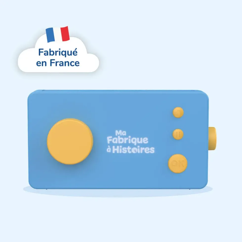 LUNII - MA FABRIQUE A HISTOIRES BLEUE- CONTEUSE INTERACTIVE POUR ENFANTS DES 3 ANS