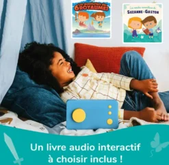 LUNII - MA FABRIQUE A HISTOIRES BLEUE- CONTEUSE INTERACTIVE POUR ENFANTS DES 3 ANS