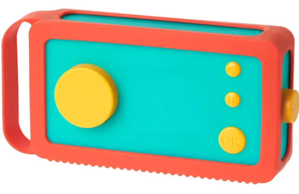LUNII - ODILE - COQUE OFFICIELLE EN SILICONE ORANGE TONIQUE POUR MA FABRIQUE A HISTOIRES