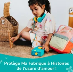 LUNII - ODILE - COQUE OFFICIELLE EN SILICONE VERT ICONIQUE POUR MA FABRIQUE A HISTOIRES