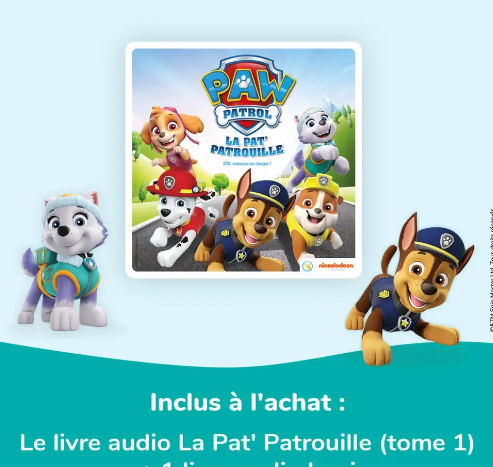 LUNII - PAT'PATROUILE -MA FABRIQUE A HISTOIRES EDITION LIMITEE - CONTEUSE INTERACTIVE POUR ENFANTS DES 3 ANS