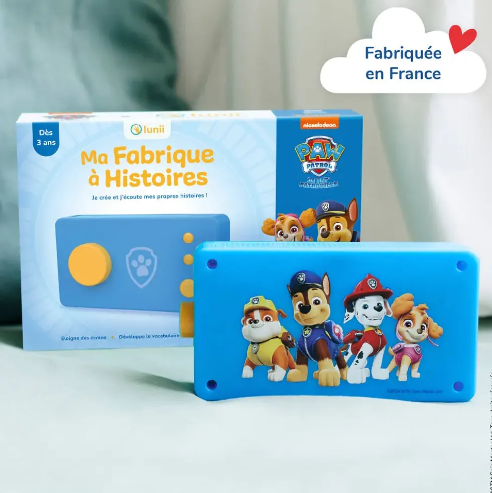 LUNII - PAT'PATROUILE -MA FABRIQUE A HISTOIRES EDITION LIMITEE - CONTEUSE INTERACTIVE POUR ENFANTS DES 3 ANS