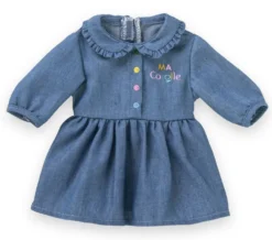 MA COROLLE ROBE DENIM MANCHES LONGUES 36 CM -COROLLE MA COROLLE