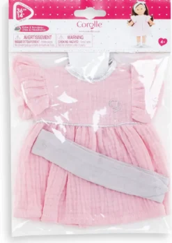MA COROLLE - ROBE ET BANDEAU - VETEMENT POUR POUPEE - COROLLE ACCESSOIRES