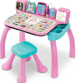 MAGIBUREAU INTERACTIF ET MUSICAL 6 EN 1 ROSE