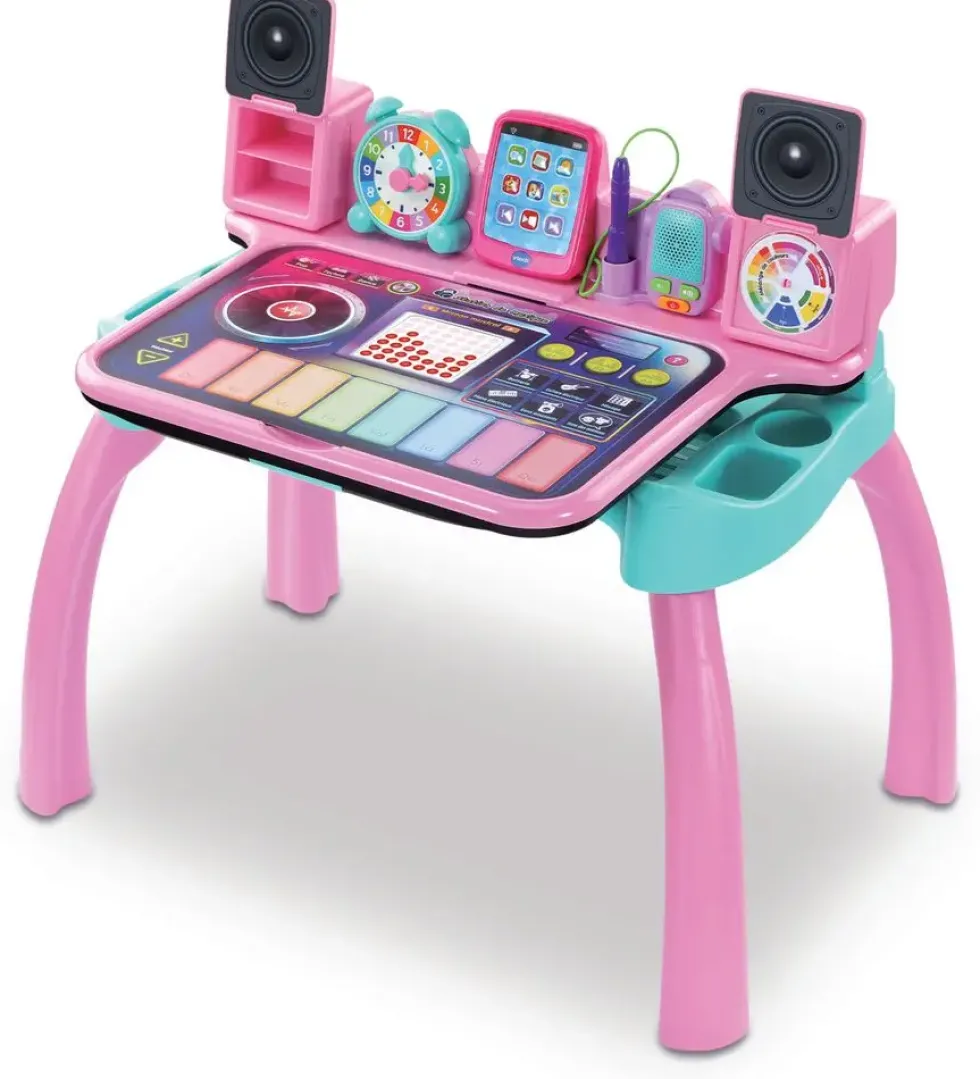 MAGIBUREAU INTERACTIF ET MUSICAL 6 EN 1 ROSE