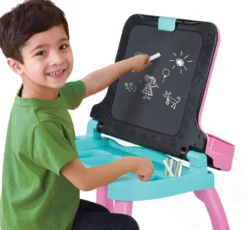 MAGIBUREAU INTERACTIF ET MUSICAL 6 EN 1 ROSE