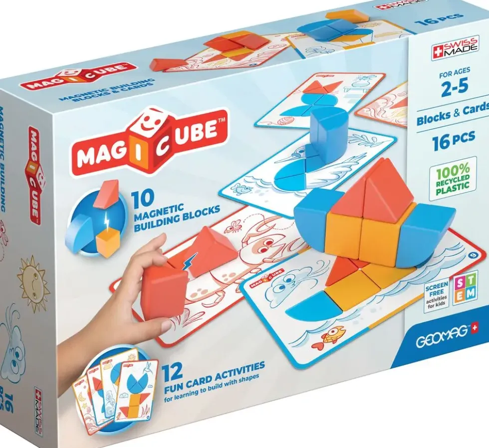 MAGICUBE - BLOCKS AND CARDS - 16 PIECES