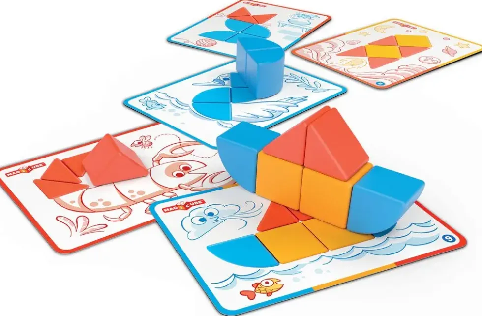 MAGICUBE - BLOCKS AND CARDS - 16 PIECES