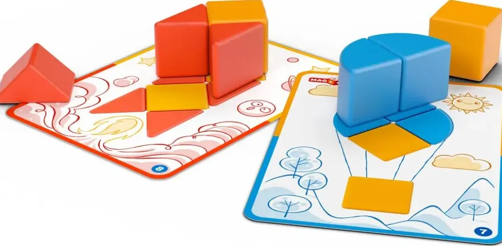 MAGICUBE - BLOCKS AND CARDS - 16 PIECES