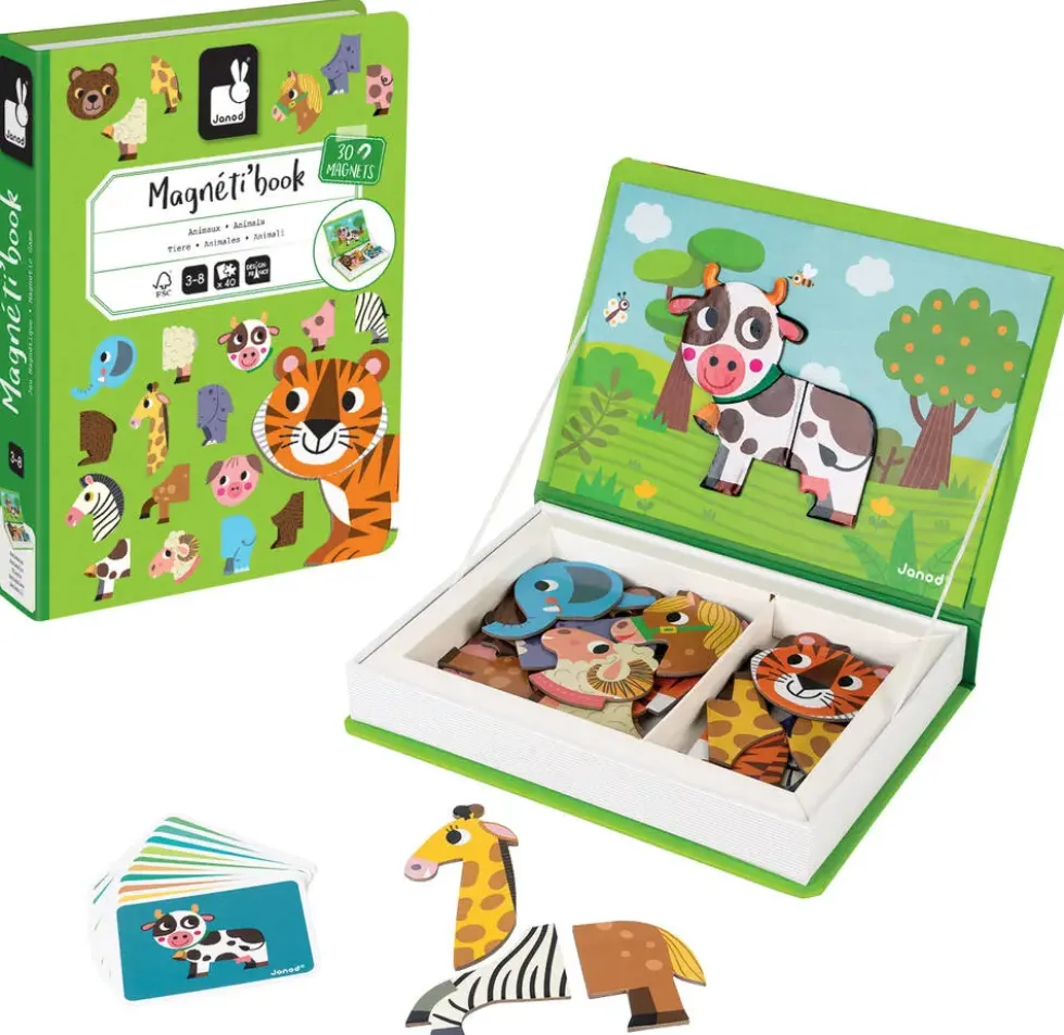 MAGNETI'BOOK ANIMAUX, 30 MAGNETS