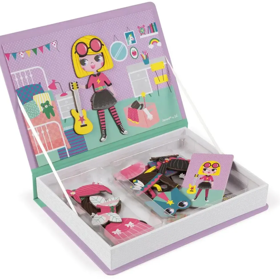 MAGNETI'BOOK DEGUISEMENT FILLE 46 MAGNETS- EN CARTON