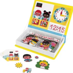 MAGNETI'BOOK J'APPRENDS L'HEURE - 75 MAGNETS
