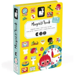 MAGNETI'BOOK J'APPRENDS L'HEURE - 75 MAGNETS
