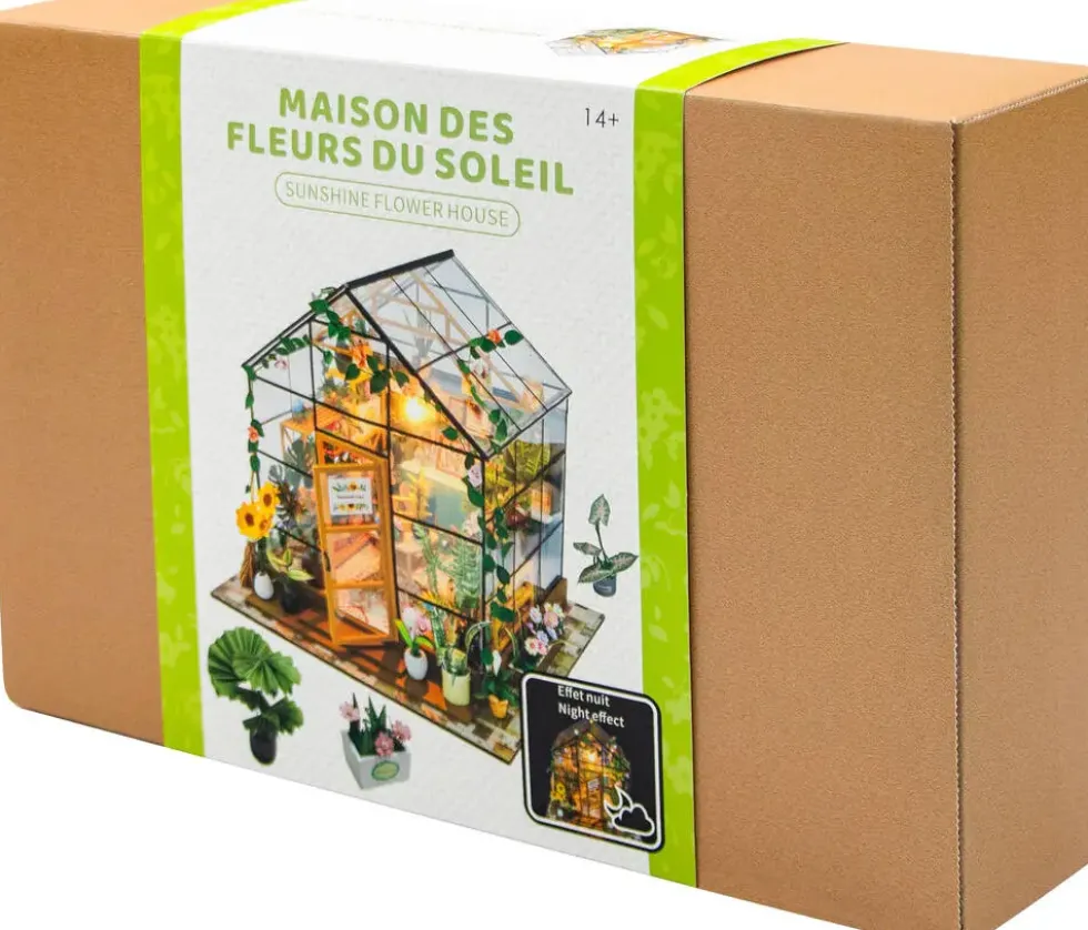 MAISON DES FLEURS DU SOLEIL A FABRIQUER